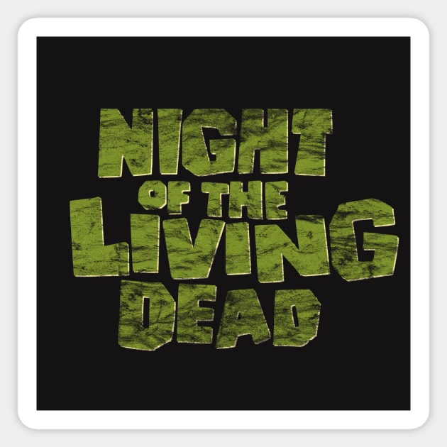 Romero's Night of the Living Dead 1968 Sticker by Doc Multiverse Designs